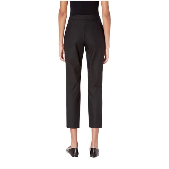 Theory Black "Thaniel" Cropped Pull on Pants - Picture 2 of 8